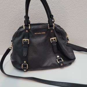 Black Michael Kors Satchel Bag with Crossbody
